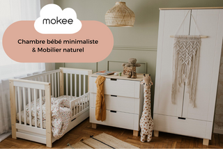 Chambre bébé minimaliste & Mobilier naturel