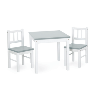 Buddy | Ensemble table & 2 chaises | Gris - Mokee